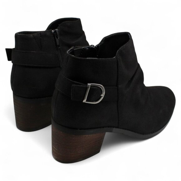 Bella Vita Womens ACE Faux Suede Zipper Ankle Boots - Picture 5 of 6